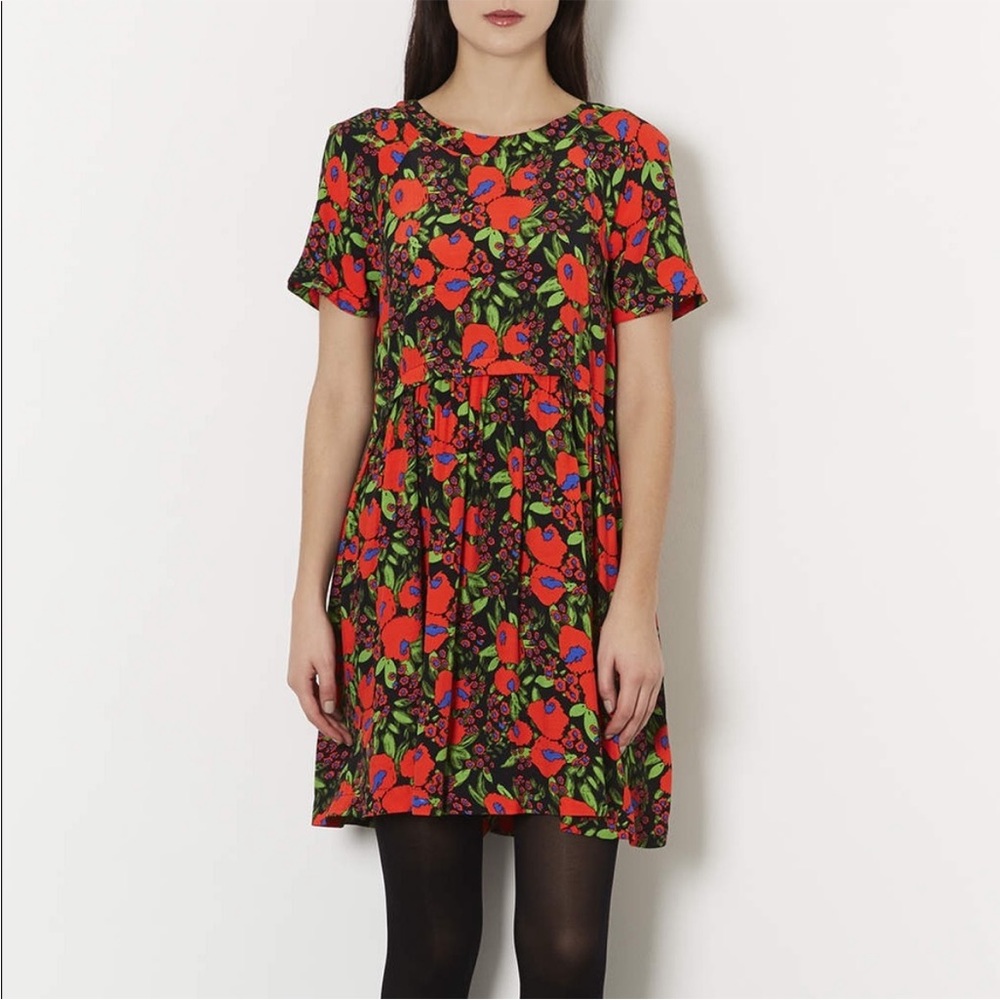 Topshop Poppy Print Dress
